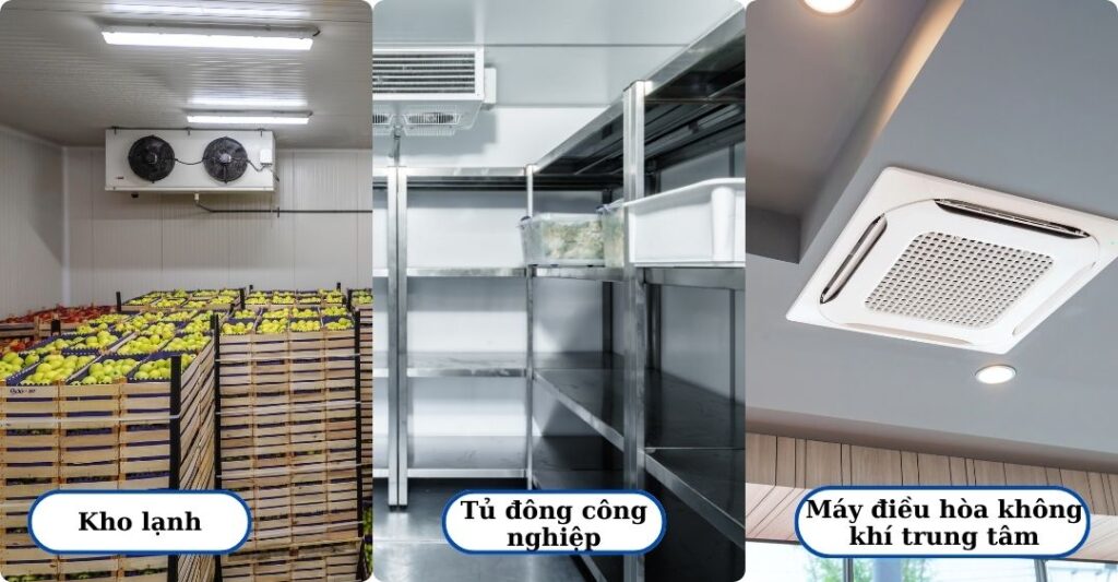 Thiết bị điện lạnh gồm những sản phẩm gì trong lĩnh vực công nghiệp
