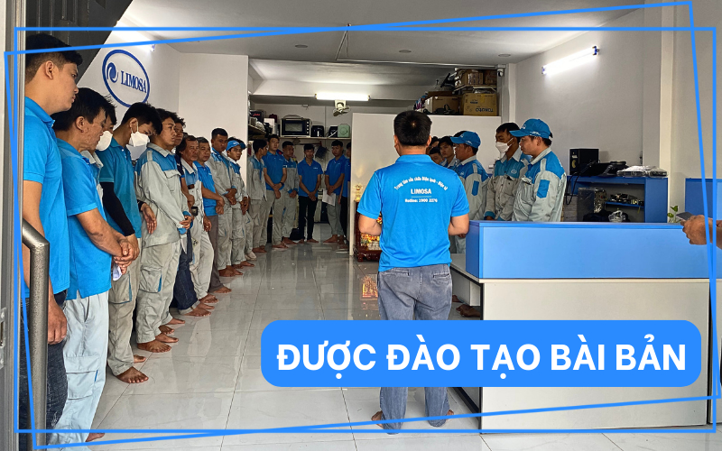 Thợ điện lạnh được đào tạo bài bản