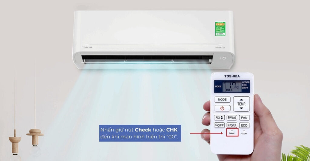 Cách kiểm tra lỗi máy lạnh Toshiba