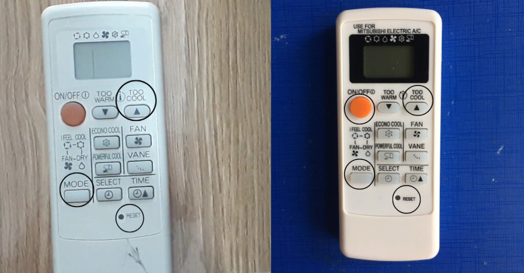 cách kiểm tra mã lỗi điều hòa mitsubishi electric