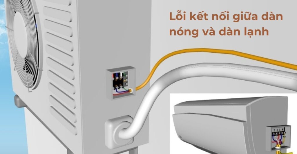 Lỗi kết nối giữa dàn nóng và dàn lạnh.
