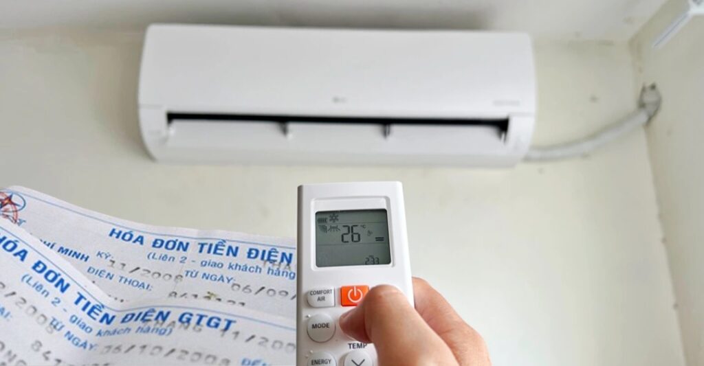 Tăng lượng điện tiêu thụ do block máy lạnh quá nóng