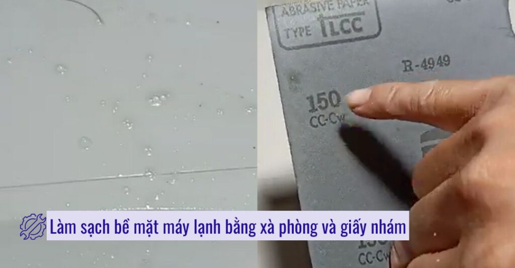 Làm sạch bề mặt máy lạnh