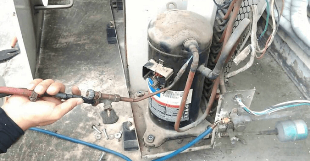 do máy nén không thể hoạt động