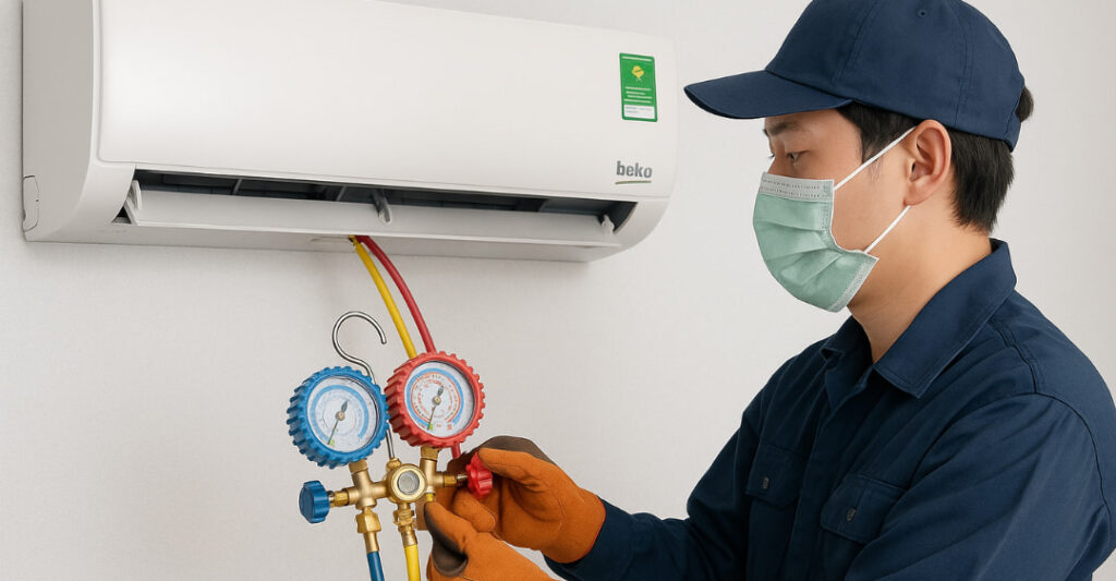 Kiểm tra Gas Máy lạnh Beko