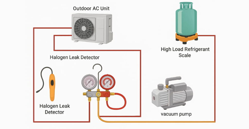 Quy trình Hút Chân Không Máy Lạnh