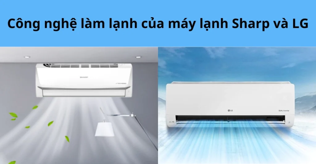 Công nghệ làm lạnh của máy lạnh Sharp và LG